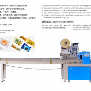 KD-450 Automatic Pillow Packaging Machine – Upper Film Type